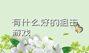 有什么好的狙击游戏（最好的五款狙击游戏）