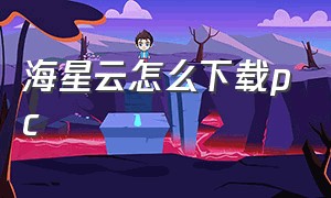 海星云怎么下载pc