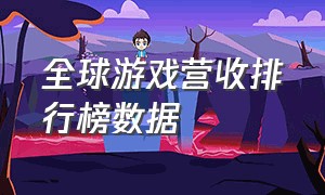 全球游戏营收排行榜数据