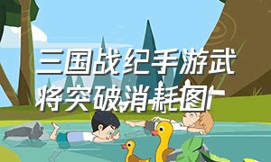 三国战纪手游武将突破消耗图