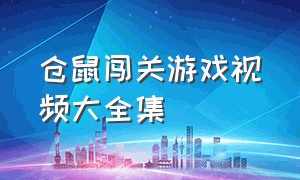 仓鼠闯关游戏视频大全集