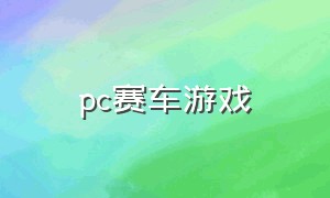 pc赛车游戏（2023网游pc端排行榜）