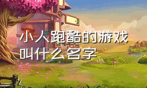 小人跑酷的游戏叫什么名字