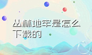 丛林地牢是怎么下载的