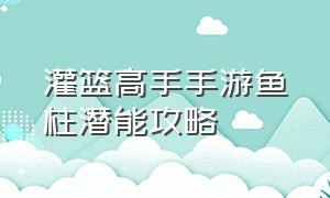 灌篮高手手游鱼柱潜能攻略（灌篮高手手游觉醒9级鱼柱）