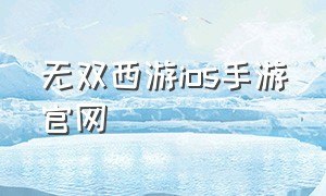 无双西游ios手游官网（无双西游手游兑换码）