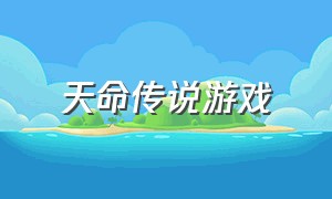 天命传说游戏