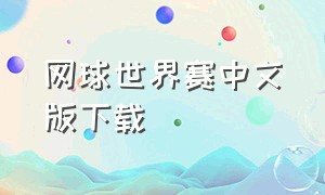 网球世界赛中文版下载