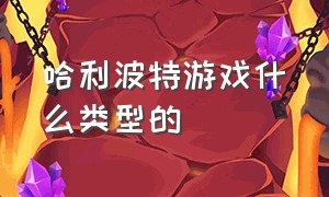 哈利波特游戏什么类型的