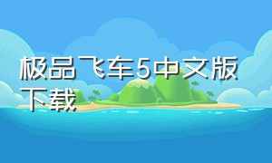 极品飞车5中文版下载