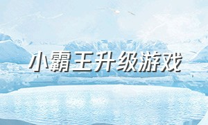 小霸王升级游戏（小霸王游戏机升级类游戏）