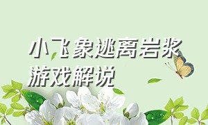 小飞象逃离岩浆游戏解说