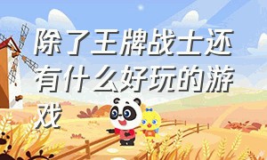 除了王牌战士还有什么好玩的游戏