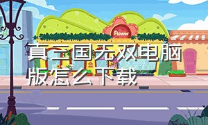 真三国无双电脑版怎么下载