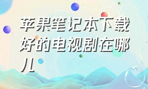 苹果笔记本下载好的电视剧在哪儿（苹果笔记本电脑怎么下载电视剧）