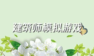 建筑师模拟游戏