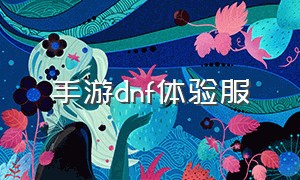 手游dnf体验服