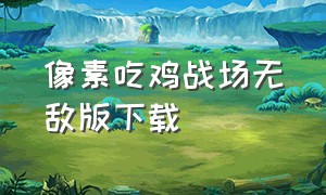 像素吃鸡战场无敌版下载（像素吃鸡战场无敌版下载）