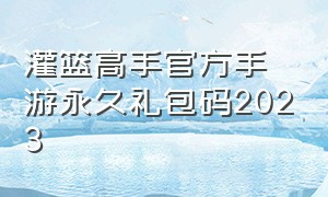 灌篮高手官方手游永久礼包码2023
