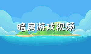 暗房游戏视频