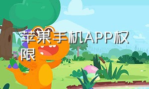 苹果手机app权限