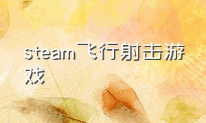 steam飞行射击游戏