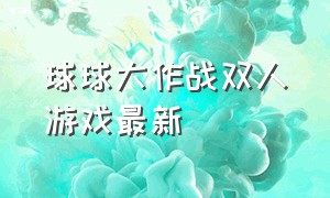 球球大作战双人游戏最新