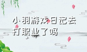 小羽游戏日记去打职业了吗