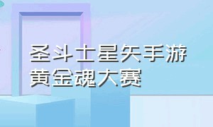 圣斗士星矢手游黄金魂大赛（圣斗士星矢手游）