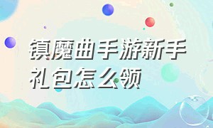 镇魔曲手游新手礼包怎么领（镇魔曲手游礼包怎么领取）