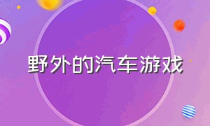 野外的汽车游戏（自由驾驶汽车模拟器游戏大全）