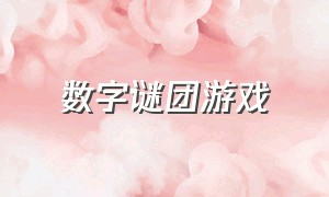 数字谜团游戏