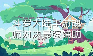 斗罗大陆手游魂师对决最强辅助