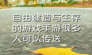 自由建造与生存的游戏手游很多人可以传送（自由建造与生存的游戏手游）