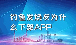 钓鱼发烧友为什么下架app