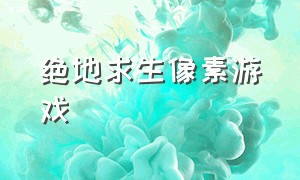 绝地求生像素游戏（像素绝地求生单机游戏）