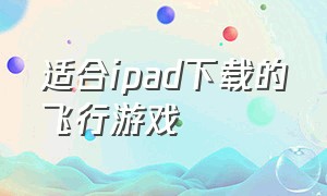 适合ipad下载的飞行游戏