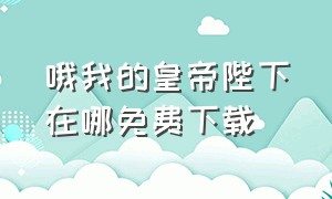 哦我的皇帝陛下在哪免费下载