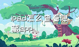 ipad怎么查看隐藏app