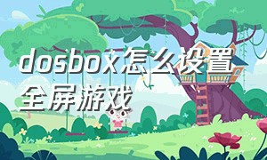 dosbox怎么设置全屏游戏