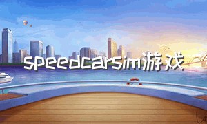 speedcarsim游戏