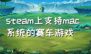 steam上支持mac系统的赛车游戏（steam支持mac的游戏推荐）