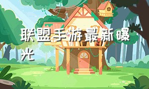 联盟手游最新曝光