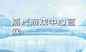 嘉兴游戏中心官网