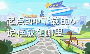 起点app下载的小说存放在哪里