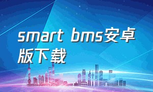 smart bms安卓版下载