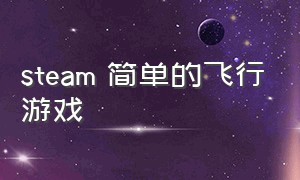 steam 简单的飞行游戏