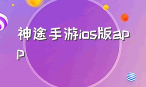 神途手游ios版app