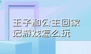 王子和公主回家记游戏怎么玩