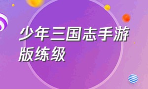 少年三国志手游版练级（少年三国志手游元宝使用攻略大全）